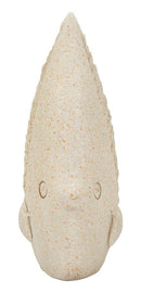 Decorazione Pesce Sand 16,7x6,5x16,8 cm in Resina Beige      