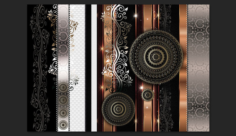 Fotomurale - Dorata L'Armonia Della Disperazione Carta Da Parato Erroi