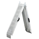 Coppia Rampe di Carico pieghevoli Pedana Antiscivolo 180cm Trattorino Quad Moto