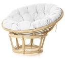 Poltrona da Giardino Rotonda in Rattan Taddei Papesan Bianca
