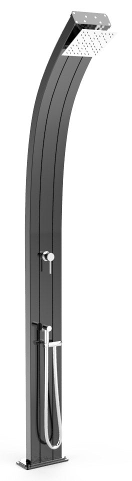 Doccia Solare da Giardino Temporizzatore e Doccetta Arkema Spring Top Line Perla Nera online