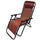 Zero Gravity Klappsessel aus Eisen und Textilene Soriani Gran Relax Rio Rosso