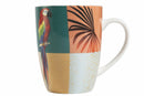 Set 3 Tazze in Porcellana 360 ml Villa d'Este Home Tivoli Parrot Groove