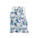 Copripiumino Singolo con Stampa sul Sacco e Federa Linea River Milk 