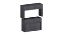 Panca Allungabile 66/290x25x45 cm Pratika Singola A Grigio Ardesia  