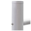 Cassetta Postale 160x60x17 cm 10 Posti con Supporto in Metallo Bianco