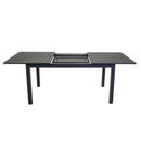 Tavolo Allungabile da Giardino 220/280x100xh75 cm in Alluminio Monterey Antracite