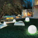 Lampada Sfera Giardino 30cm Luce Illuminazione Esterno Attacc E27 Effetto Pietra