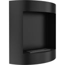 Camino a Bioetanolo da Parete 77,9x81 cm Flig Akron Nero