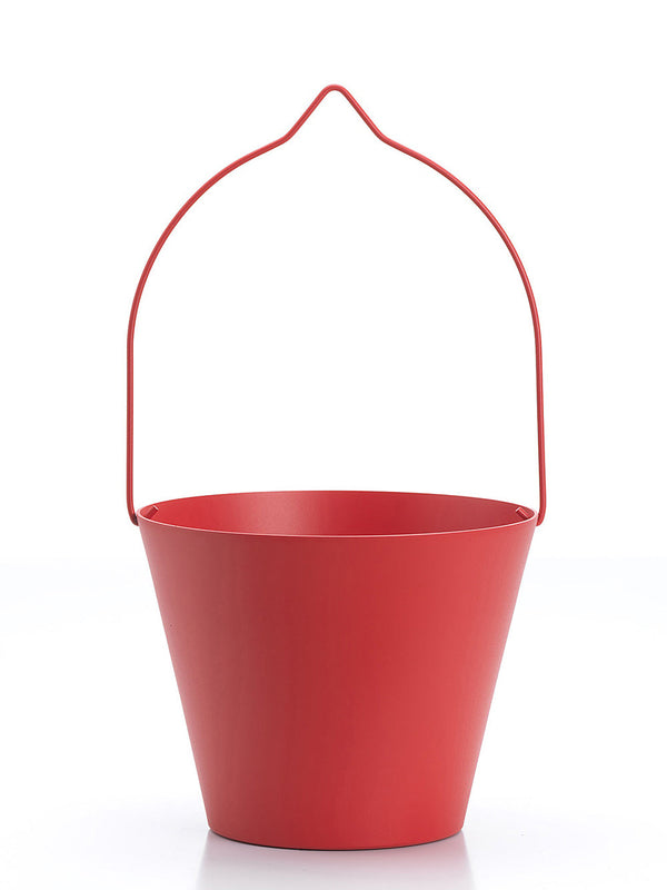 Secchiello per Rubinetti Porta-Secchio 25x23x18 cm in Alluminio Belfer 42/SC Rosso sconto