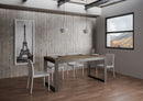 Tavolo Allungabile 180-440x90x77 cm Tecno Evolution Noce