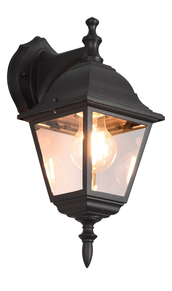 acquista Applique da Esterno Attacco E27 in Alluminio Nero Opaco