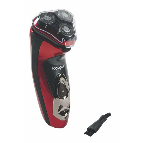 Kooper Figaro Wiederaufladbarer Elektrorasierer 3 Oszillierende Köpfe Rot prezzo