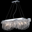 Lampadario Diamant Crystal in Metallo Toils Nickel