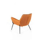 Poltrona 70x71,5xH79 cm in Velluto Gin Caramello e Nero