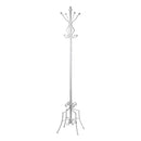 Appendiabiti a Stelo 44x44xh180 cm in Metallo Bianco