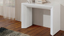 Consolle Allungabile 48/283x76x90 cm Italia bianco lucido