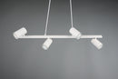 Lampada a Sospensione da Interno Attacco GU10 in Metallo Bianco Opaco