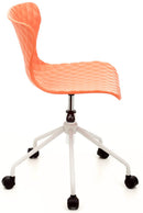 Sedia da Ufficio Operativa in Nylon Comics Arancio