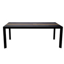 Tavolo Allungabile da Giardino 200/300,5x104xh76 cm in Alluminio Riverside Antracite