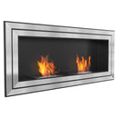 Camino a Bioetanolo da Parete 150x65 cm Flig Miami 150 Senza Vetro