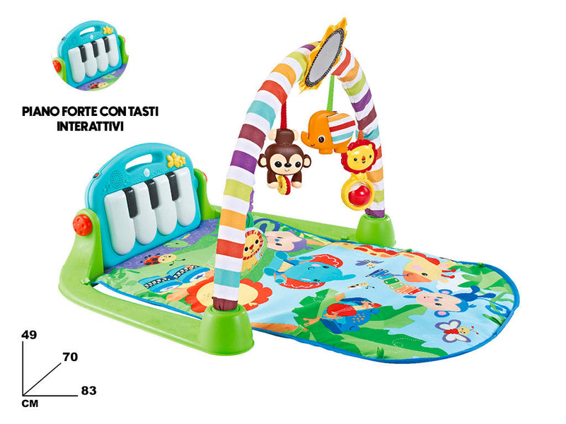 Palestrina con piano e musica per Bambino 51x50x83 cm in Poliestere Baby Piano Boy  