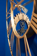 Orologio da Muro Ø 60 cm Ticking in Acciaio Oro