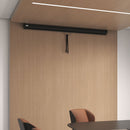 Telo Proiettore 100"" Regolabile con Montaggio a Soffitto e Parete Formato 4:3 203x7,5x152 cm Bianco e Nero