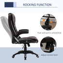 Sedia Poltrona Presidenziale da Ufficio 67x72x110-120 cm in Similpelle Marrone