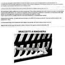 Tenda da Sole a Caduta 2x2,5m Tessuto in Poliestere Disegno P2004