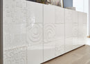 Mobile Buffet in Melaminico 241x42x84cm TFT Blossom Bianco