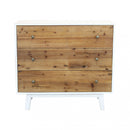 Mobile Barney 100x45x90 h cm in Legno Bianco