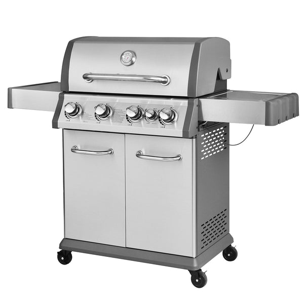 Barbecue a Gas GPL 5 Bruciatori 145x57x114 cm Master Grigio acquista