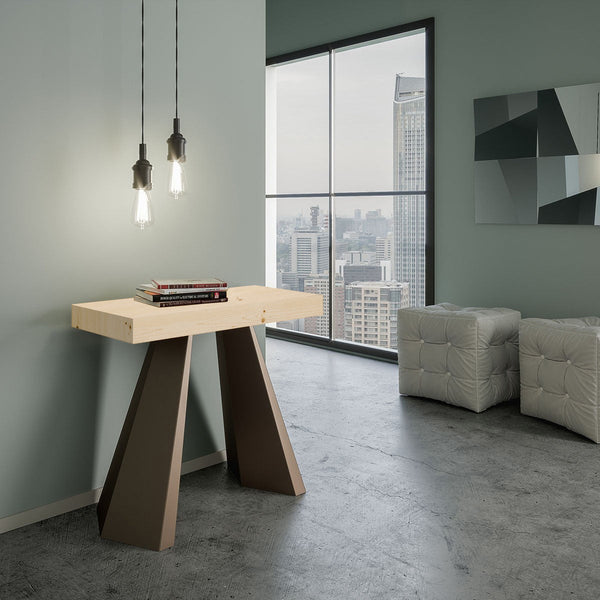 Ausziehbare Konsole aus Holz und Eisen H77x40x90/300cm Itamoby Diamante Premium Fir Bear Folding acquista