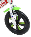 Bicicletta per Bambino 12" 2 Freni Gomme in EVA Rt-Boy Skate Bianca/Verde