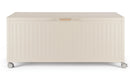 Baule Contenitore da Esterno 182x89,4x70h cm Apertura Facile e Ruote in Alluminio Ocean L Seta 