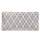 Set 3 Vassoi 24,5x12,6x2 cm  in Ceramica VdE Tivoli 1996 Charleston Bianco e Oro