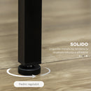 Set da Pranzo 5 Pezzi con Bancone da Bar 110x50x89,5 cm e Sgabelli in Legno e Metallo in Legno e Metallo  