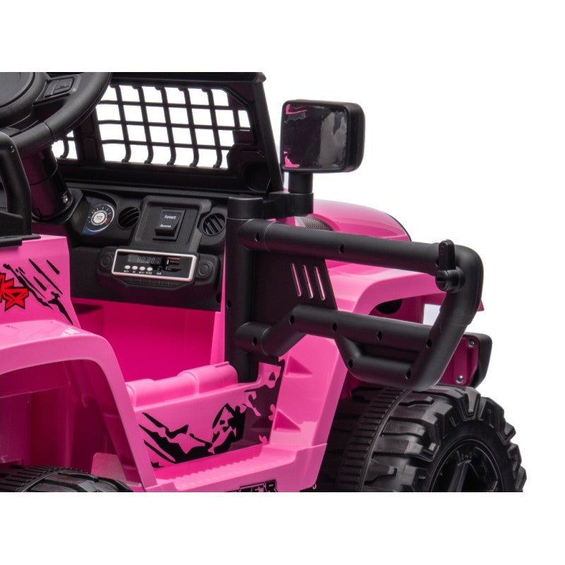Macchina Elettrica per Bambini 12V Baby Fuoristrada Rosa