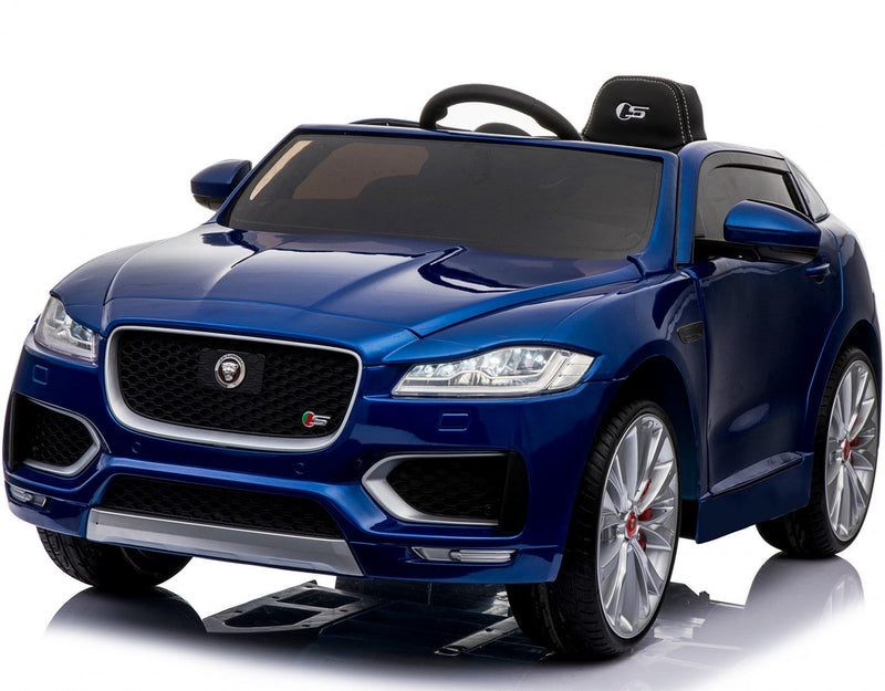 Macchina Elettrica per Bambini 12V con Licenza Jaguar F-Pace Blu