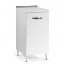 Base cucina con anta 40x50x85H cm bianco frassinato