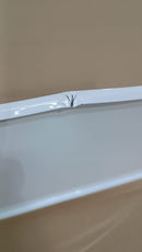 Copri Fornelli da Cucina 56,5x30x7,5 cm in Ferro Lisa Luxury Plan Plus Bianco Seconda Scelta