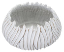 Vaso Gaspeau Honduras 40x20x40 cm in Poliresina Bianco