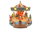 Giostra Carillon Natalizio 29x28x26 cm con Movimento Luci e Suoni