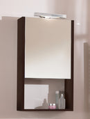 Specchiera 1 Anta in Melaminico 52x18x75cm TFT Giava Wengè Specchio