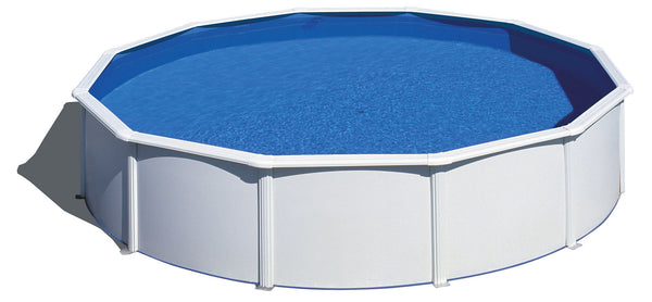 Piscina Rotonda Fuori Terra Ø550xh120 cm in Acciaio e PVC Gre Fidji sconto