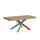 Tavolo Allungabile 140/244x90x77 cm Volantis Premium Quercia Natura
