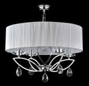 Lampadario Neoclassic in Metallo Miraggio Cromo