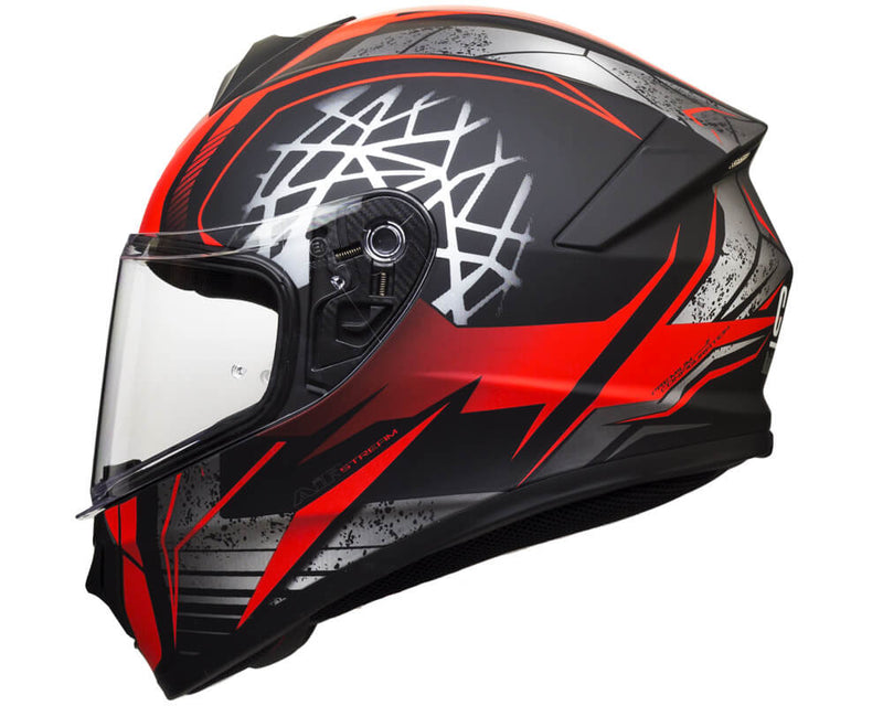 Casco Integrale per Scooter Visiera Lunga CGM Montegi 301S Rosso Opaco Varie Misure