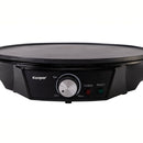 Crepiera Elettrica Antiaderente 1200W Kooper Goody Nera